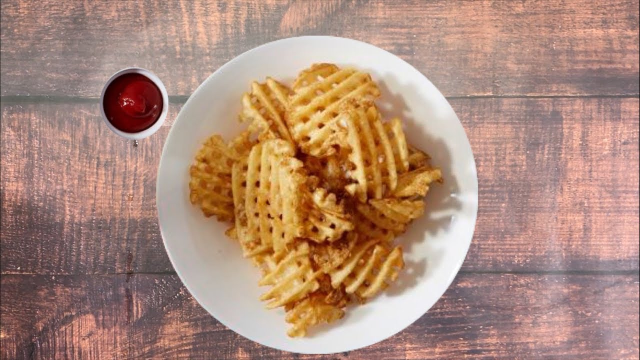 Homemade Chick-Fil-A Waffle Fries in the Air Fryer