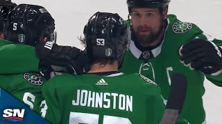 Stars' Wyatt Johnston Wires Home Wicked Wrister Off The Draw