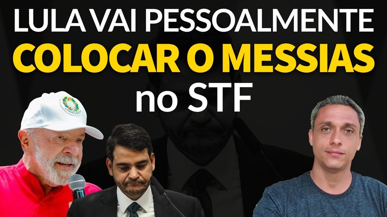 ELE NÃO DESISTIU! LULA vai pessoalmente colocar o MESSIAS no STF