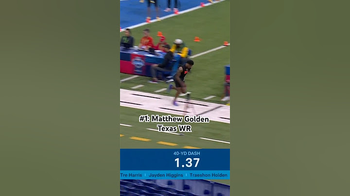Top 5 Fastest 40-Yard Dash Times At 2025 NFL Combine ⚡️ 💨