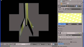 Blender 2.59 - Rocket - Part 2 - Texture rocket and clouds.avi