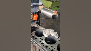 Cylinder Sleeve & Piston Liner Install 🔥 #Shorts #sleeves #mechanic #trending #foryou #liner