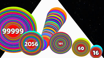 Level Up Circles vs Roof Rails - ASMR Gameplay (New Update, Math Games)