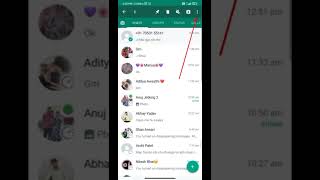 How To Hide Contact In GbWhatsapp | Hide Chat On GbWhatsapp #explore #tech #shorts screenshot 4