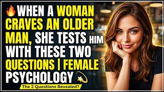  When A Woman Craves An Older Man She Tests Him With These Two Questions  Female Psychology 