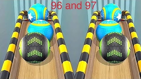 Going ball 96 and 97 level complete very hard level