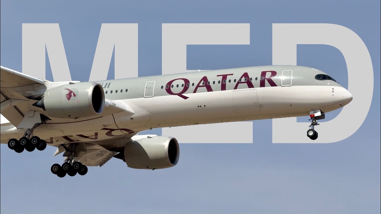 حركة الطائرات في مطار المدينة المنورة | Planes spotting at Madinah Airport #9