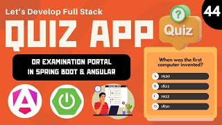 Showing All Test Results to User in Table | Quiz App or Exam Portal | Spring Boot & Angular | #44
