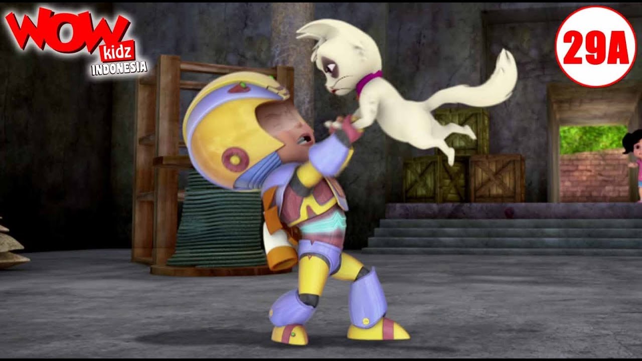 Kartun Anak | Vir: The Robot Boy Bahasa Indonesia | Vir Vs Kucing Mona | WowKidz Indonesia