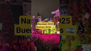 Encendido De Árbol De Navidad En Buenos Aires, Argentina - Obelisco