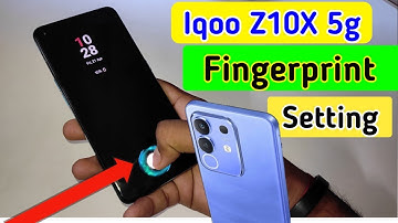 Iqoo z10x 5g display fingerprint setting/Iqoo z10x 5g fingerprint screen lock/fingerprint sensor