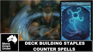 Deck Building Staples Counterspells Mtg Magic The Gathering Commander Youtube