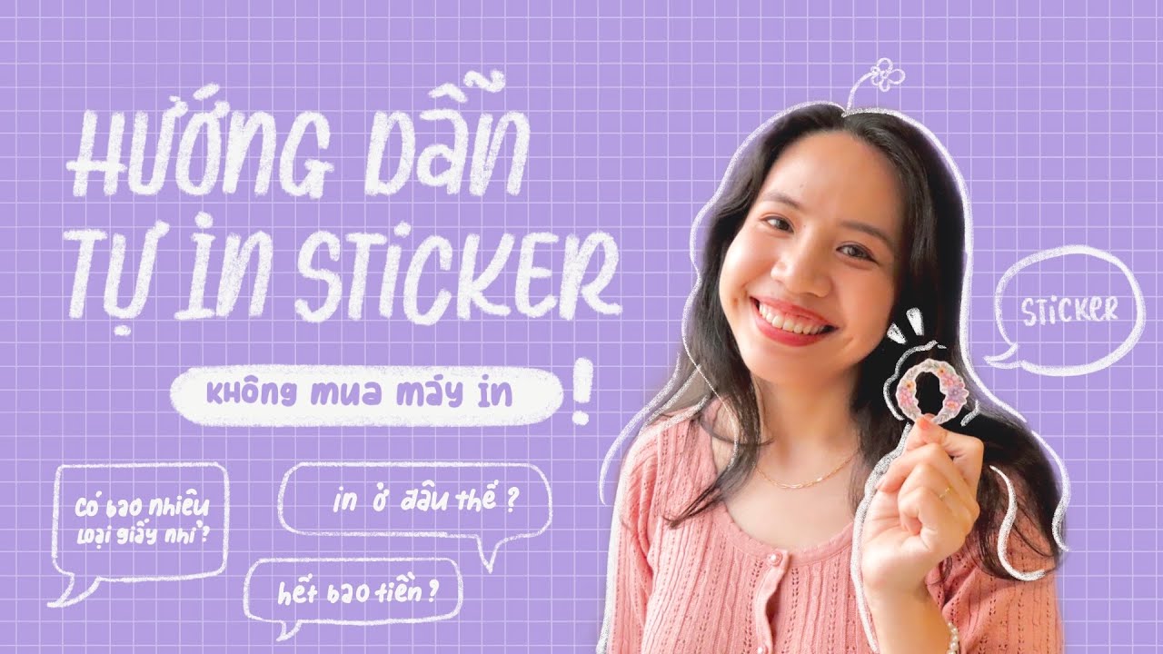 Hướng Dẫn Tự In Sticker, Logo, Nhãn Dán Shop Từ A - Z | Happy Hidari