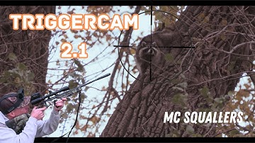 CRAZY RACCOON ACTION WITH THE NEW TRIGGERCAM 2.1!#mcsquallers #outdoors #HUNTING #wildlife