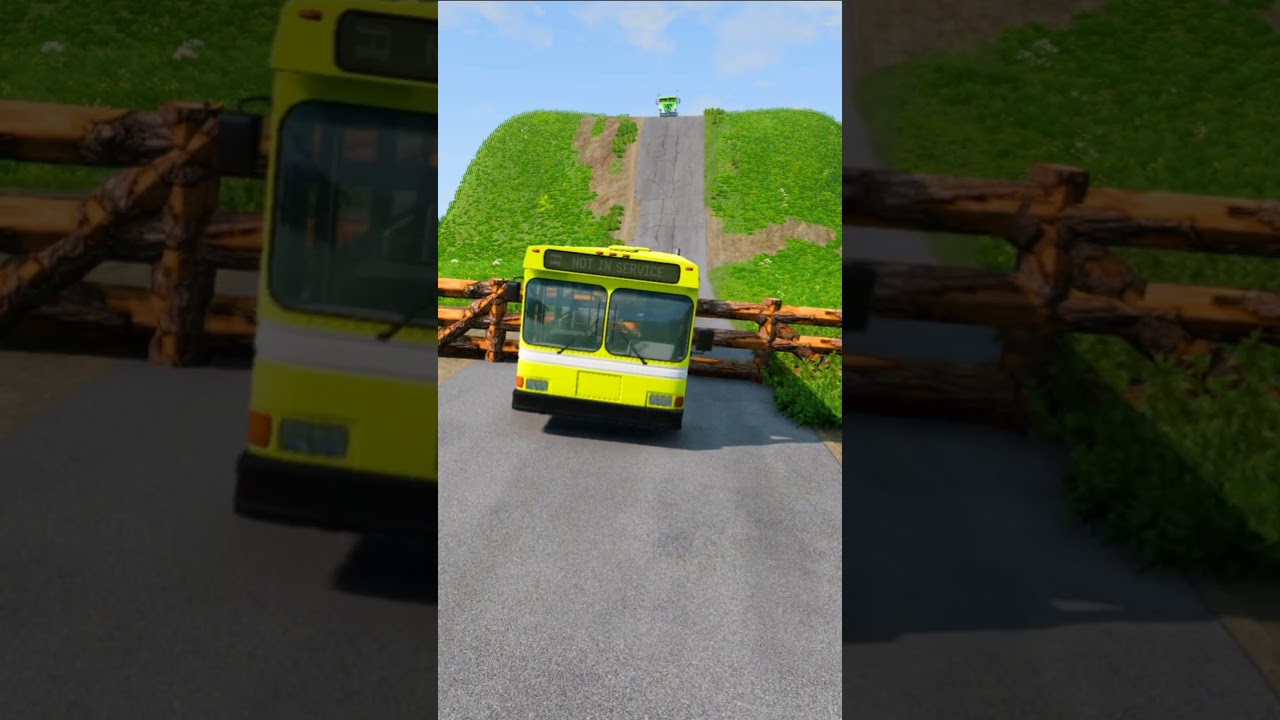 Mixed car Vs Log trap #17  BeamNG.drive | Gamism | 