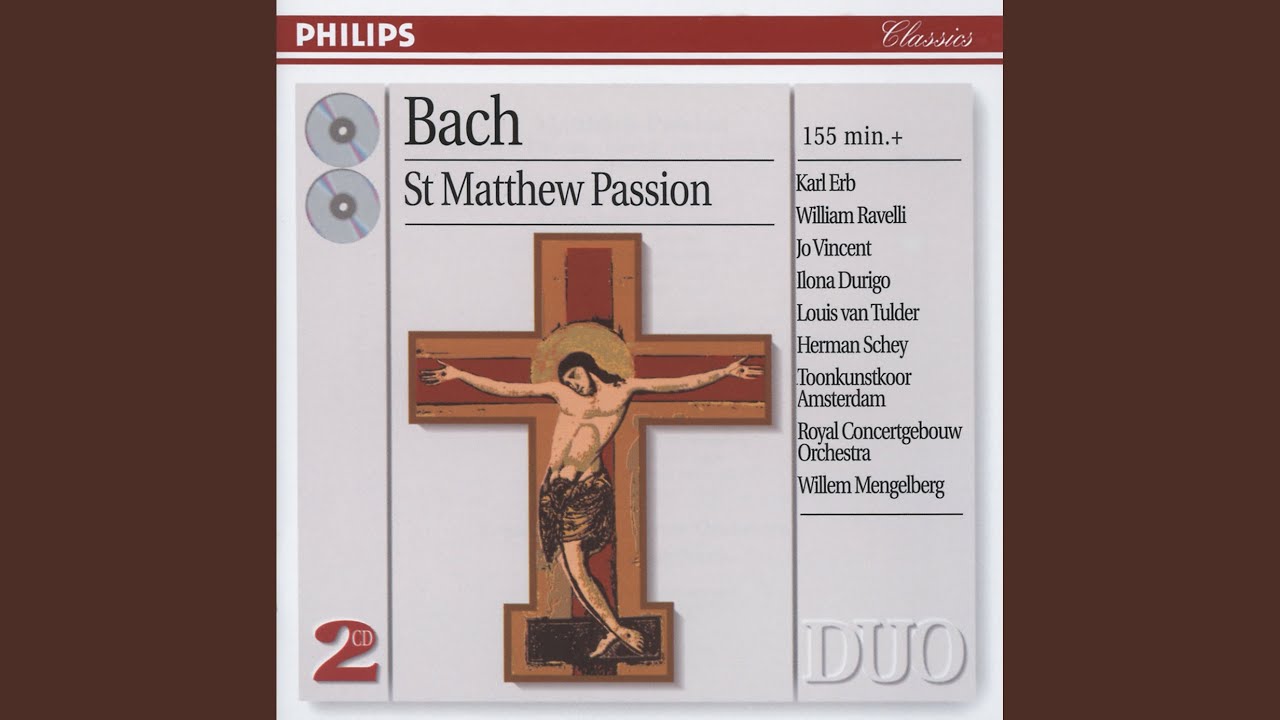 Ver J.S. Bach: St. Matthew Passion, BWV 244 - Part One: No. 12 Recitative (Soprano) : "Wiewohl mein... en YouTube