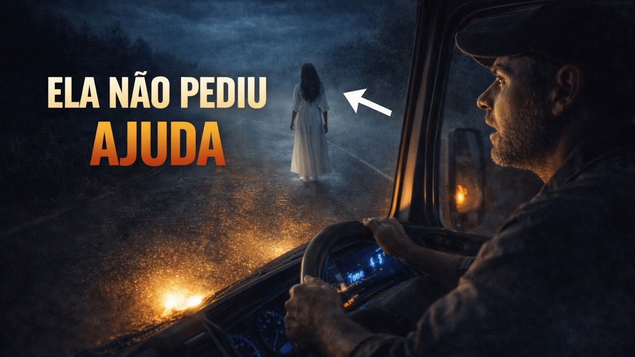 CAMINHONEIROS que viram a MULHER DE BRANCO na estrada