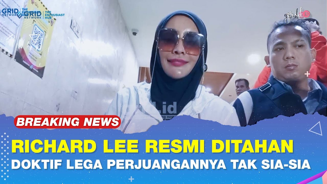 Doktif Lega Melihat dokter Richard Lee Akhirnya Resmi Ditahan