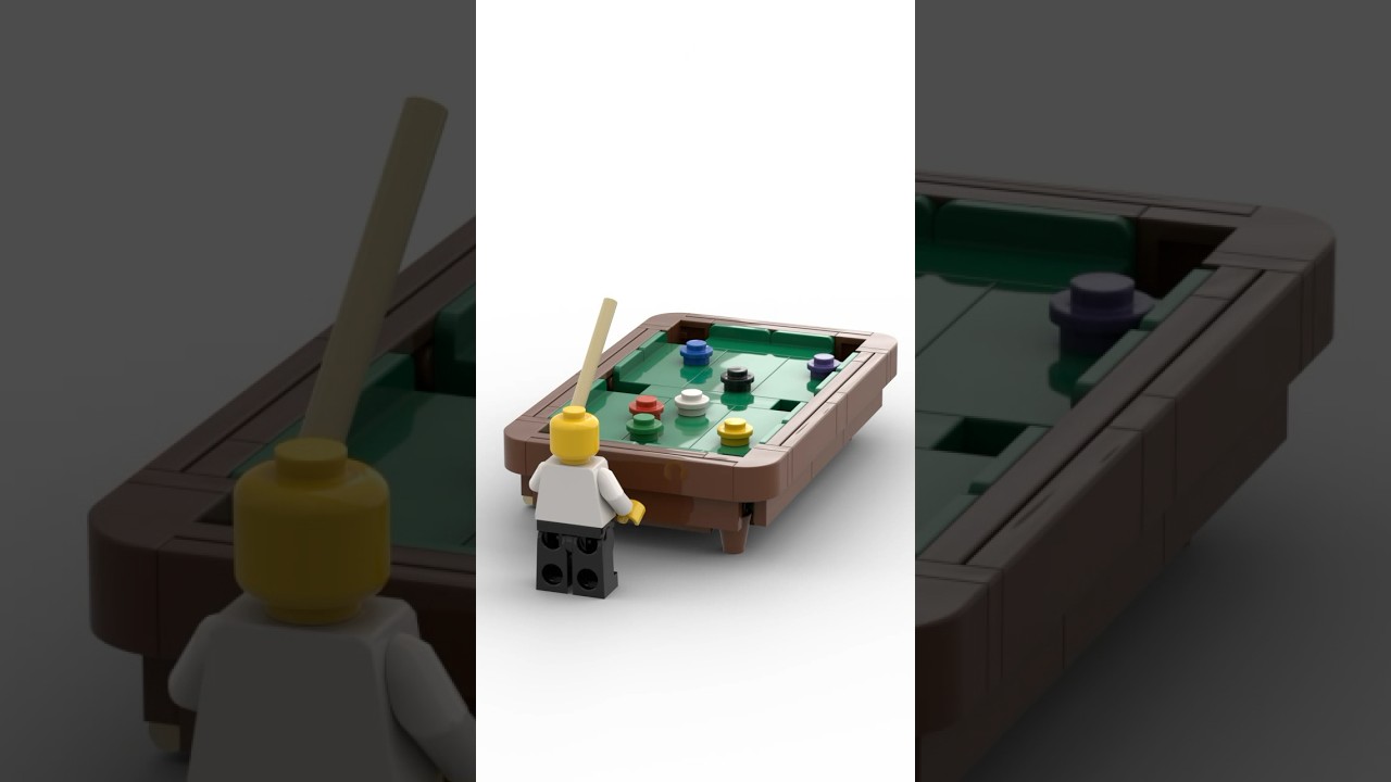 🎱 Ready For a Game of LEGO Snooker? Grab Your LEGO Minifigure and Snooker Cue