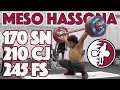 Meso Hassona (170/210 + 155kg Clean and Push Press + 245kg FS) - 2018 Asian Games [4k 50]