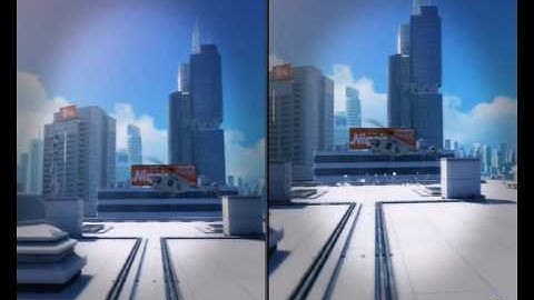 Mirrors Edge PhysX Comparison Trailer (HD)