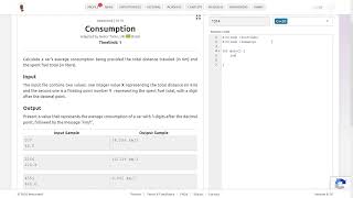 1014 Consumption Beecrowd