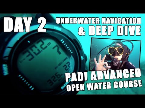 PADI Advanced Open Water Certification - DEEP DIVE & NAVIGATION - Philippines (Day 2) | Vlog #33