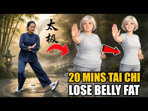 20 Min Tai Chi Workout for Belly Fat & Back Pain Relief 🔥 Smaller Waist & Slim Body