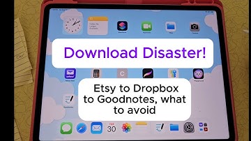 Digital Planning Speedbumps | Etsy to Dropbox to GoodNotes