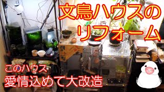 まいるどライフ　文鳥ハウスのリフォーム