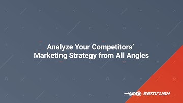 SEMrush Competitive intelligence 2.0 (Trailer)