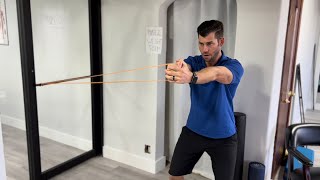 Pallof press squat