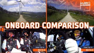 FULL ONBOARD - SS19 Rovanperä vs Tänak | WRC Vodafone Rally de Portugal 2023