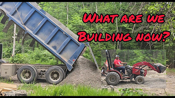 Preparing a Site for a New Build-Putting the Mahindra to Work!