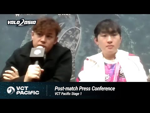 Paper Rex (BOOM vs. PRX) 2025 VCT Pacific Stage 1 Post-Match Press Conference