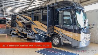2019 Entegra Aspire 44R - Quad Slide - BATH AND A HALF - BUNK COACH