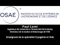 Master OSAE - Paul Lami