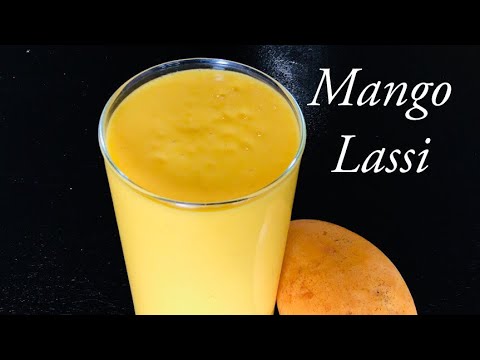 MANGO LASSI WITH MANGO PULP IN JUST 2 MINUTES  MANGO SMOOTHIE