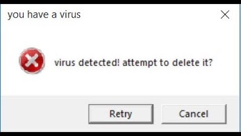 How to make an error box on windows! (Easy)