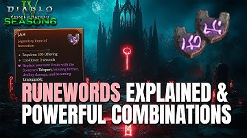 Diablo 4 Runewords explained & Most Powerful Combinations for Season 6