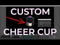 How To cover Cheer Cup with CUSTOM Overlay