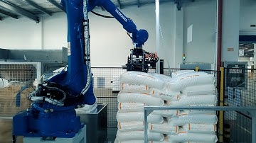 【TransferTech】3D Vision-Guided Robotic Depalletizing and Feeding of Bags | Chemical Industry