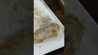 Bánh khúc cây vị dừa Raffaello - Raffaello yule log/roll cake