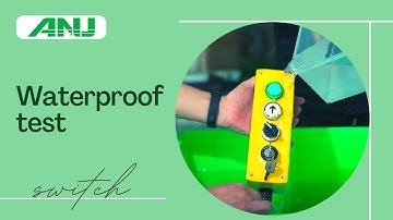 waterproof test of the three waterproof push button switch.IP65 IP67 IP68#Industry#automation