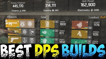 THE DIVISION - THE ULTIMATE 1.7.1 PVP BUILDS! BEST DPS, TOUGHNESS & SKILL POWER BUILD AFTER PATCH