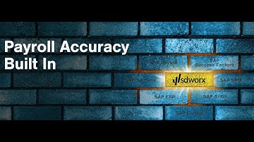 Accuracy - SD Worx Payroll Principles for SAP HXM users