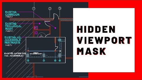 How to Mask Viewport in Autocad | Wipeout Viewport Background Autocad