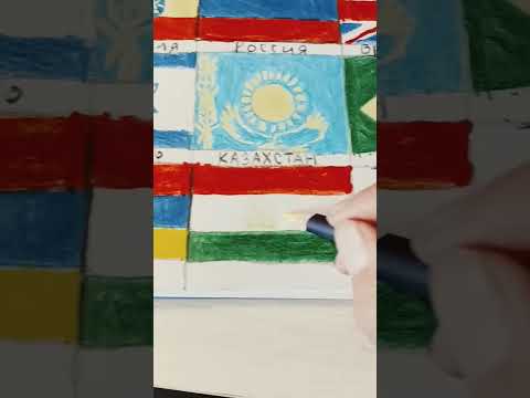 нарисовал флаг Таджикистана🇹🇯 часть 11