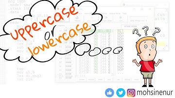 Checking letter Uppercase or Lowercase and Display - Assembly Language Bangla Tutorial