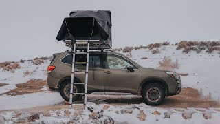 ikamper skycamp insulation install and review - winter car camping